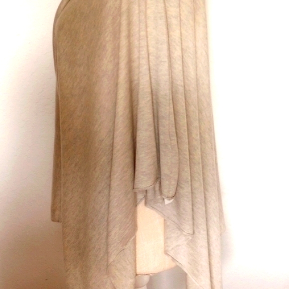 SILK Shawl Wrap Poncho TOP by Nature Lamaze Armless Pull On SIZE Small Medium - Picture 4 of 6